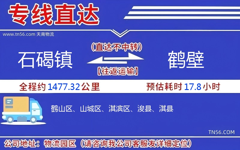 石碣鎮(zhèn)到鶴壁物流公司